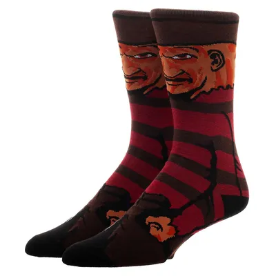 A Nightmare On Elm Street Freddy Krueger Crew Socks