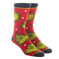 The Grinch Big Face 3 Pack Crew Socks