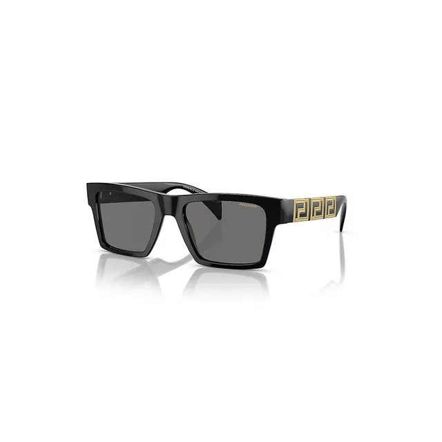 Versace VE4459 54 Dark Grey & White Sunglasses