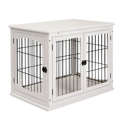 Pawhut 26'' Wooden Dog Cage