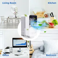 Portable Air Cooler, 3 In 1 Air Cooler Fan With 3 Speeds, 2 Angle Oscillation, 7 Colors Lights For Home, Bedroom, Office, Outdoor Activities - Dh-kts04