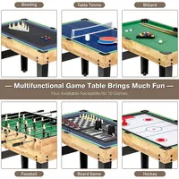 10-in-1 Combo Game Table Set, Multi Game Table For Home, Game Room