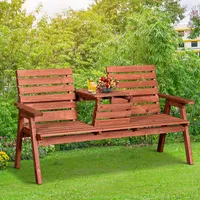 3-seater Garden Bench Wooden Porch Chair