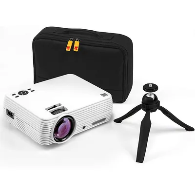 FLIK X4 Home Projector | 4.0 LCD Compact Home Theater System Projects Up To 150” With 1080p Compatibility