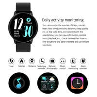 Smart Watch 1.3 Inch Full Touch Screen Bluetooth 5.0 With Heart Rate, Blood Pressure, Spo2 Monitor, Long Standby, Message, Reminder - F12
