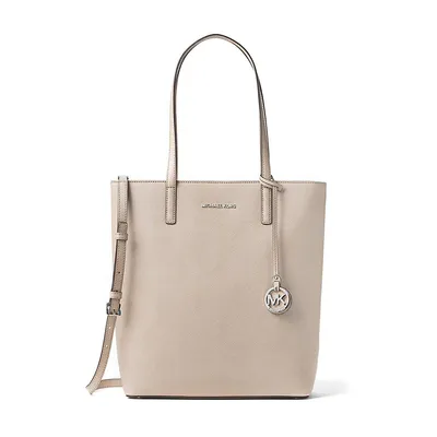 Women's Hayley Top-zip Leather North South Saffiano Leather Shoulder Tote Bag
