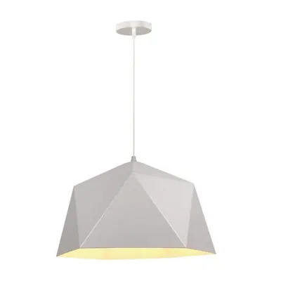 Pendant Light, 14.95 '' Width, From The Beverly Collection, White