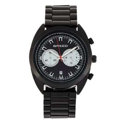 Racer Chronograph Bracelet Watch W/date