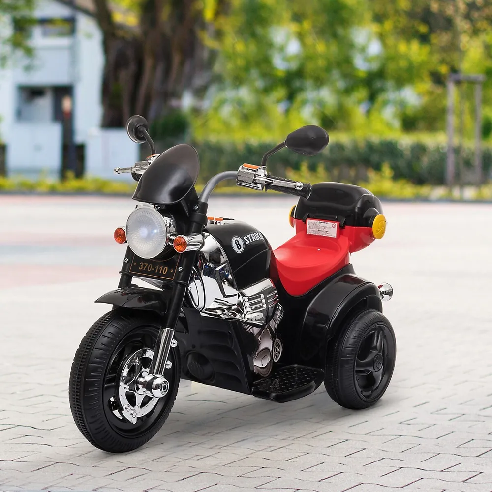 Kids Electric Motorcycle Ride On Toy 6v Battery Powered Trike Toys