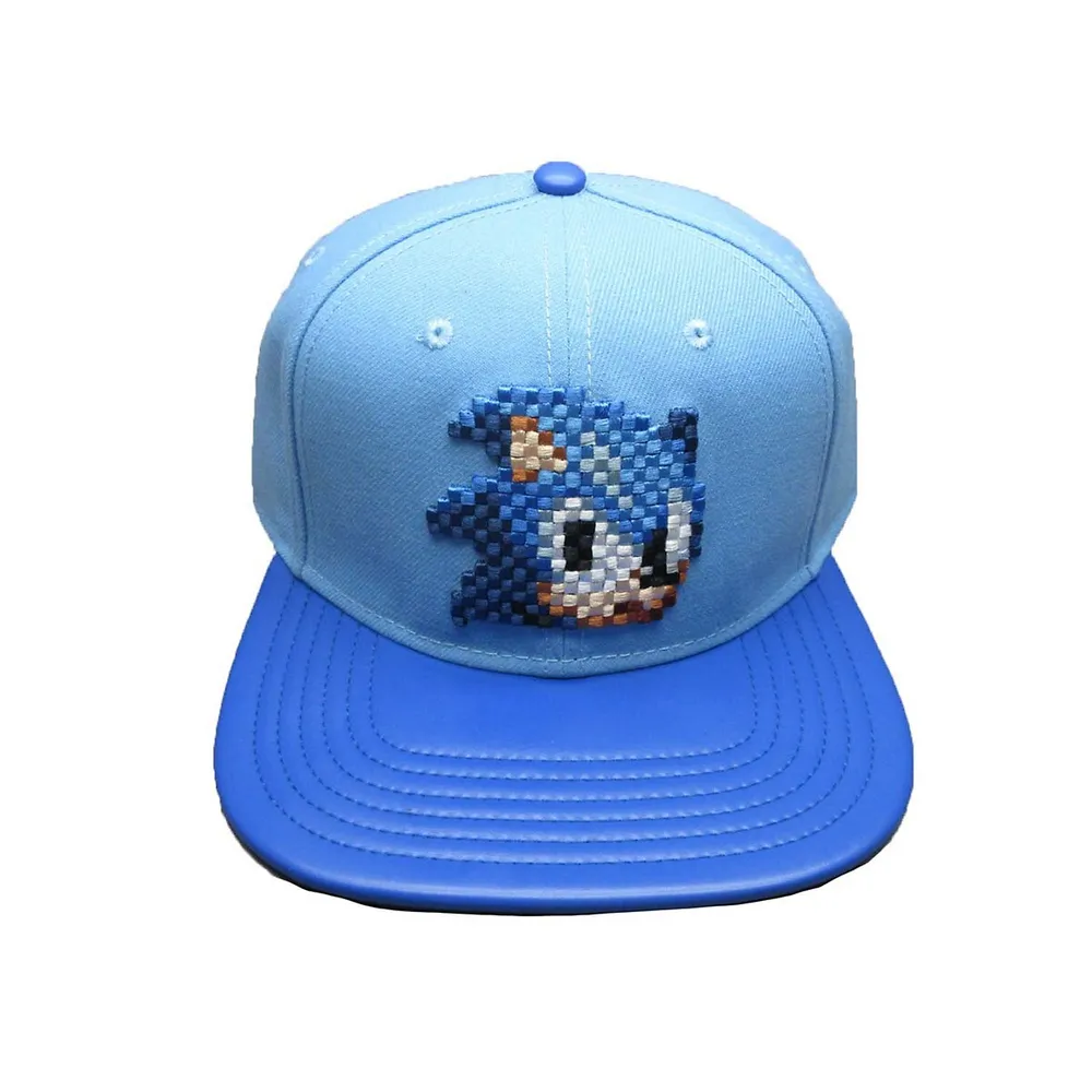 Sega Sonic The Hedgehog Pixelated Snapback Hat