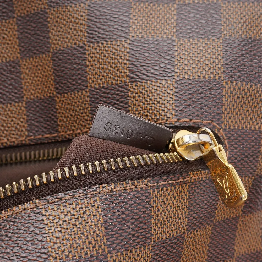 Louis Vuitton Vintage - Damier Ebene Brooklyn MM Bag - Brown