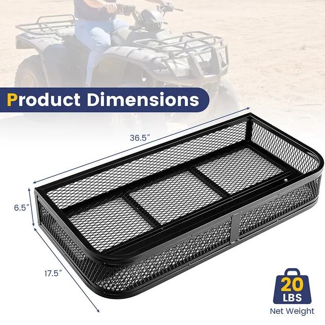 Universal Roof Rack Basket Car Top Luggage Carrier Cargo Holder Travel 48''  x 40