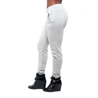 Curvy Grey French Terry Pull On Drop Crotch Jogger Pants