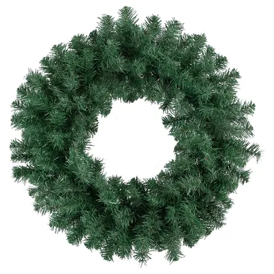 24" Medium Pine Artificial Christmas Wreath, Unlit