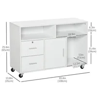 File Cabinet With 2 Lockable Drawers