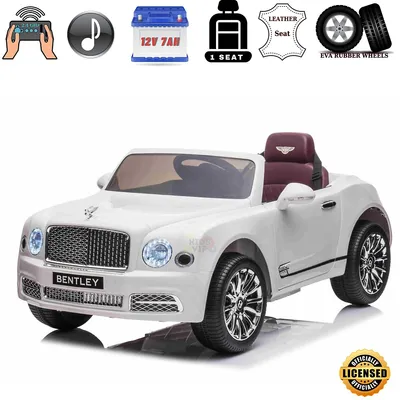 12v Bentley Mulsanne Ride-on For Kids And Toddlers With Sd, Usb, Parental Remote