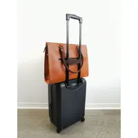 Leather Travel Laptop Bag