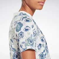 Reebok Identity Floral Crop T-shirt