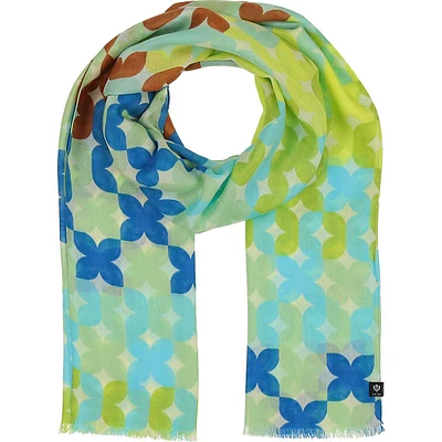 Sustainability Edition Tiled Floral Scarf