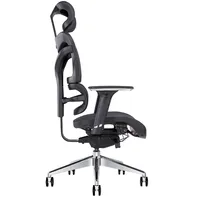 Space Mesh Executive Ergonomic Desk Chair With Headrest And Backrest 360 Swivel Task Chair With Wheels