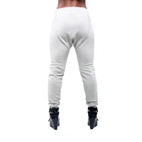 Curvy Grey French Terry Pull On Drop Crotch Jogger Pants