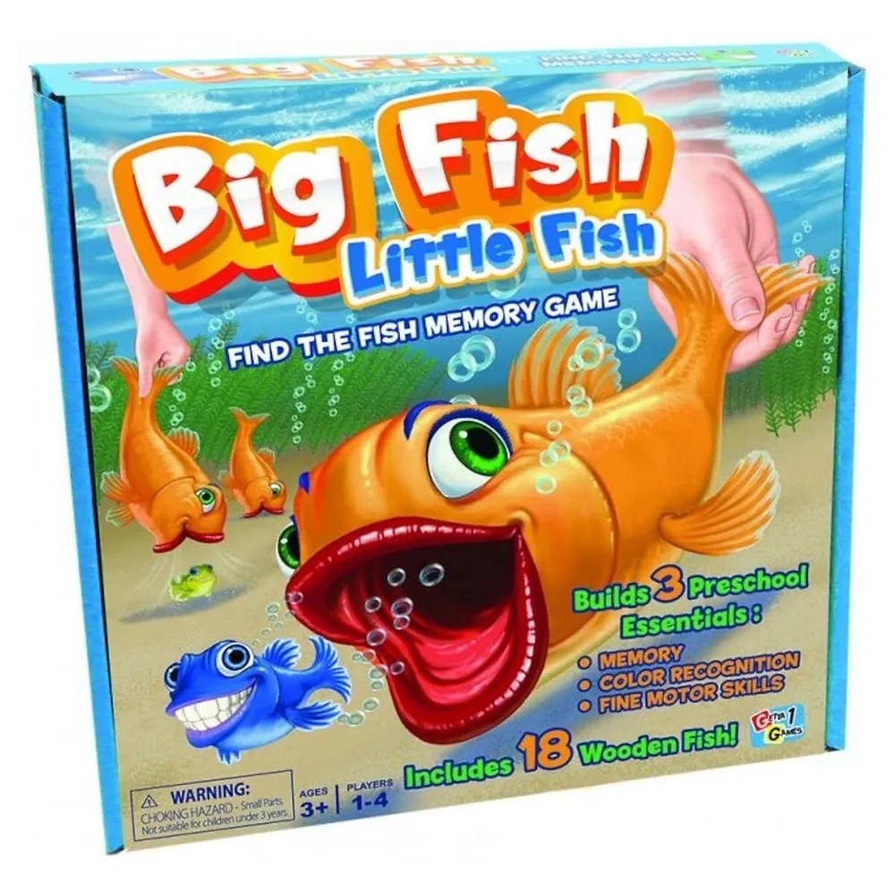Big Fish Little Fish: Find The Fish Memory Game
