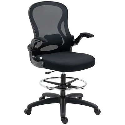 Tall Office Chair For Standing Desk With Lumbar Support
