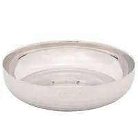Double Wall Stainless Steel Hammered Serving Bowl 14.6"