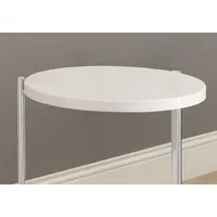 Accent Table Glossy / Metal