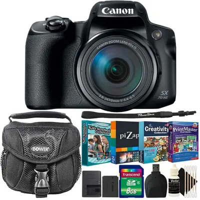 Powershot Sx70 Hs Digital Camera + Kids Scrapbooking Collection With Top Accessory Kit