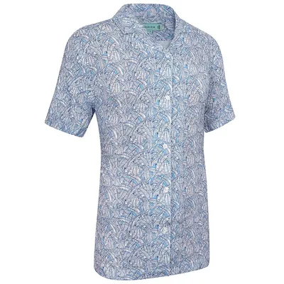 Mens Casual Button-down Hawaiian Shirt - Short Sleeve