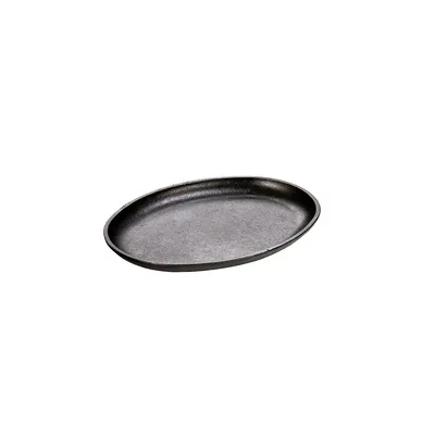 10 Inch Oval Cast Iron Serving Griddle