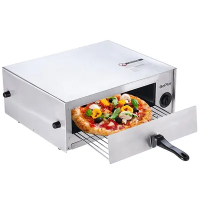 Costway Kitchen Commercial Pizza Stainless Steel Counter Top Snack Pan Oven Bake