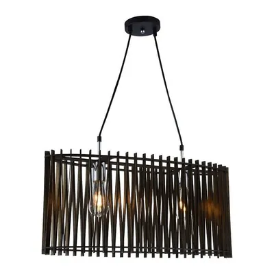 Pendant Light, 25.5 '' Width, From Casino Collection, Brown