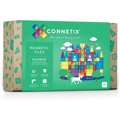 100-piece Magnetic Tiles Creative Pack