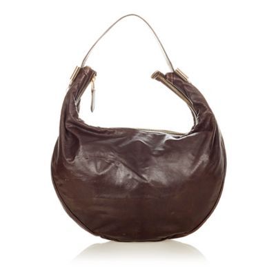 Pre-loved Duchessa Leather Hobo Bag