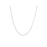 50cm (20") 1.5mm-2mm Width Curb Chain In Sterling Silver
