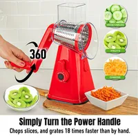 Nutri Slicer 3-in-1 Countertop Food Spinning, Rotating Mandoline