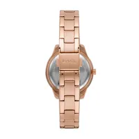Women's Stella Three-hand Date, Rose Gold-tone Stainless Steel Watch