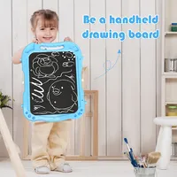 Height Adjustable Kids Art Easel Magnetic Double Sided Board W/ Accessories