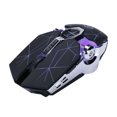 Wireless Usb Optical Mice Gaming Mouse 7 Color Led Backlit Rechargeable For Pc