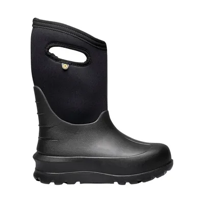 Neo-classic Kids Insulated Solid Black Winter Boots
