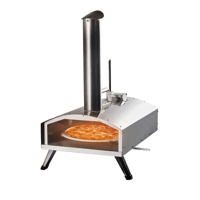 12" Wood Pellet Pizza Oven With Rotating Stone