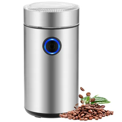 Electric Coffee Grinder Spices Grinder With Stainless Steel Blade, 50g Capacity For 10-12 Cups