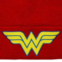 Dc Comics Classic Wonder Woman Beanie And Scarf Set