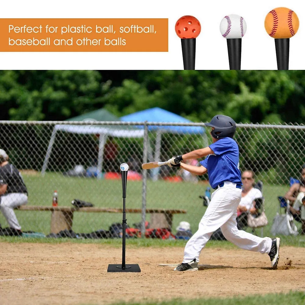 Foam Ball Kids Baseball Softball Bat Set Batting Tee, Colored Balls  Included + Carry Bag, For Toddler Indoor Outdoor Sport Playing Toys