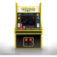 Micro Player Mini Arcade Machine: Pac-man Video Game, Fully Playable, 6.75 Inch Collectible, Color Display, Speaker, Volume Buttons, Headphone Jack, Battery Or Micro Usb Powered