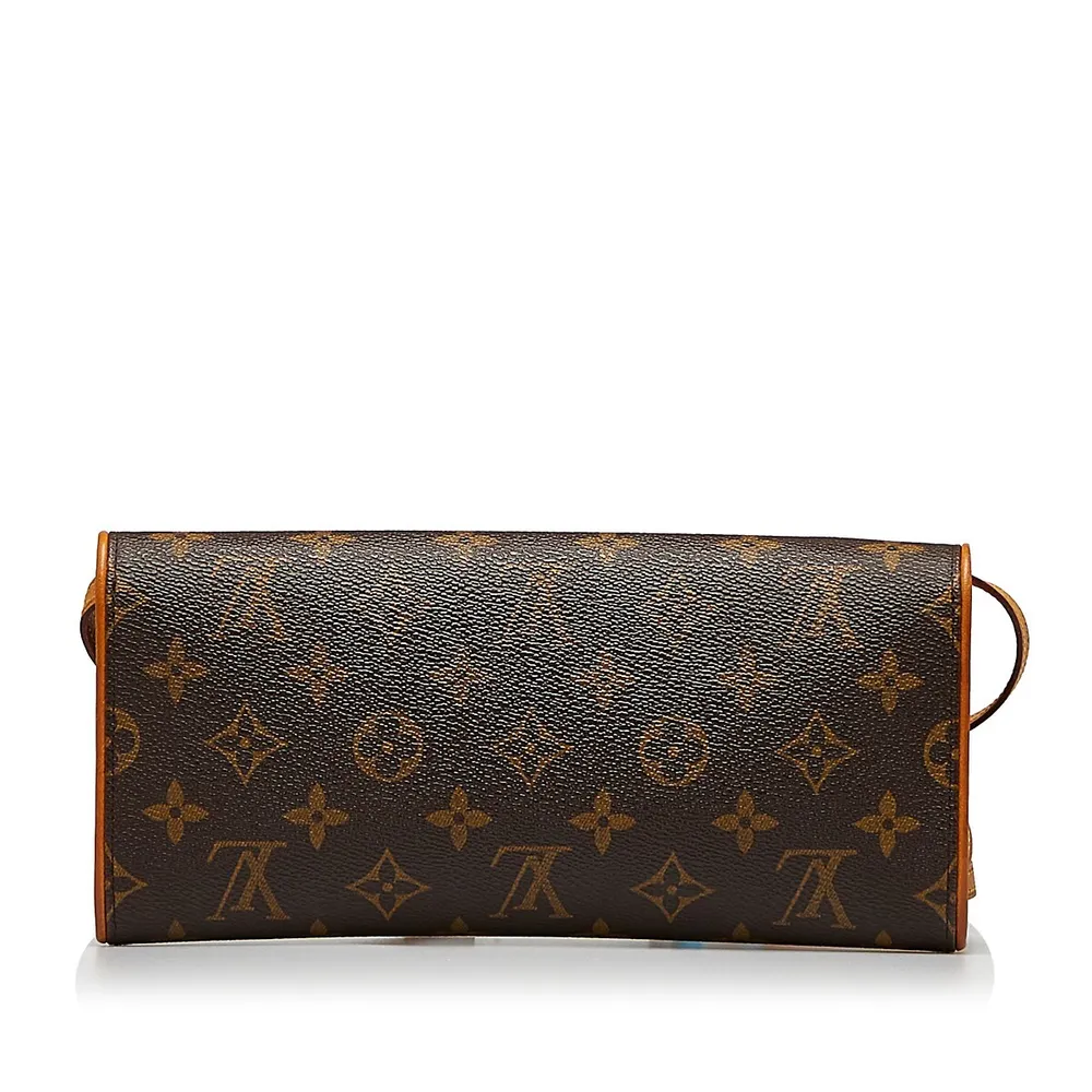 Louis Vuitton Pochette Twin Gm Canvas Clutch Bag (pre-owned) in