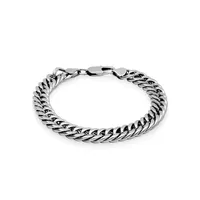 9.5mm Stainless Steel Curb Chain Bracelet