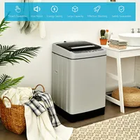 Full-automatic Washing Machine 1.5 Cu.ft 11 Lbs Washer & Dryer